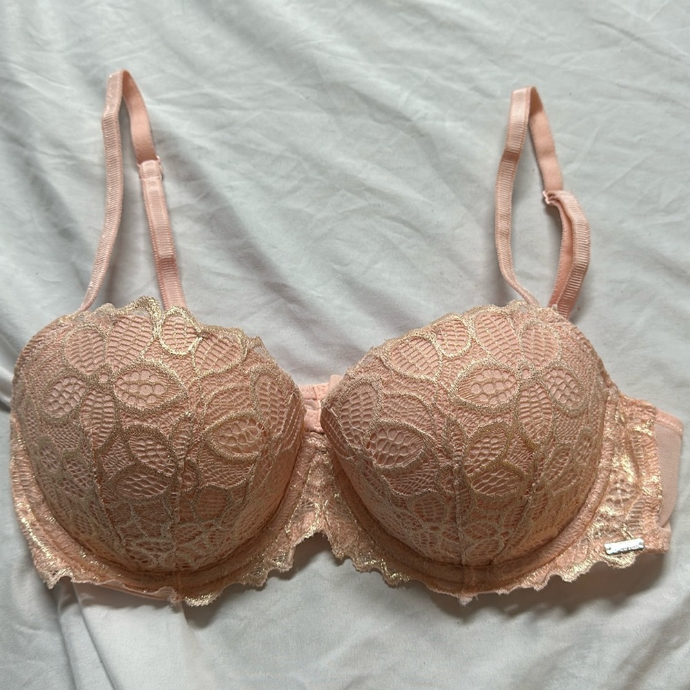 Pink by Victoria’s secret women date push up bra size 34c
